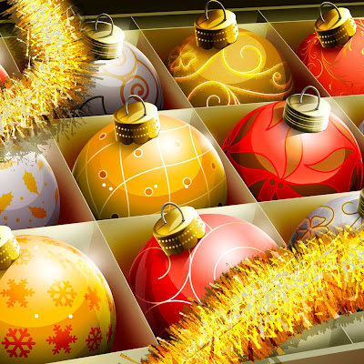Christmas balls download free wallpapers for Apple iPad