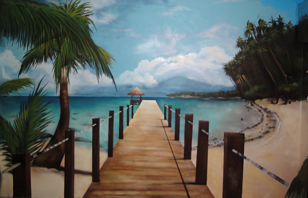 Berok Graffiti mural profesional en Barcelona: Pintor de murales