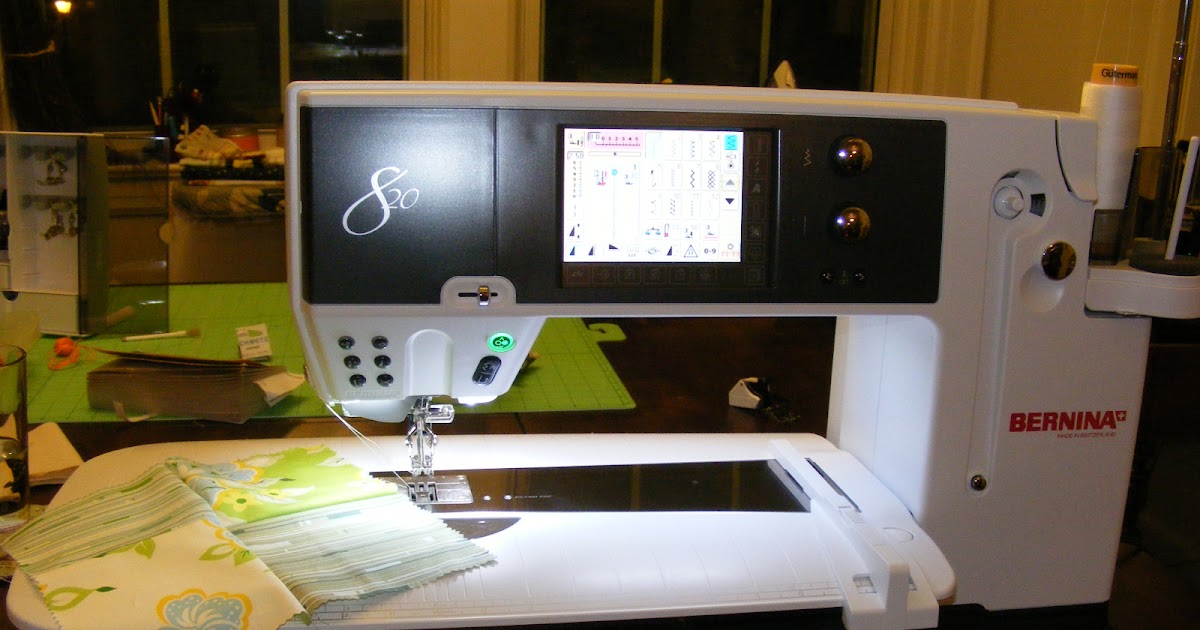 Camp Follower Bags and Quilts My new Bernina 820