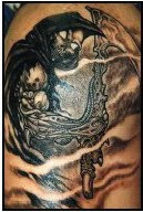 monsters tattoos design