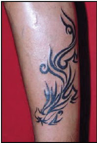 tribal dragon tattoos design