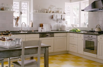 DISEÑO Y DECORACIÓN DE COCINAS: Cocinas amarillas - Los colores de moda
