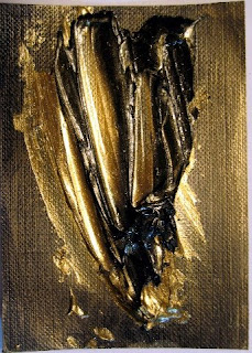 original aceo lizardo painting