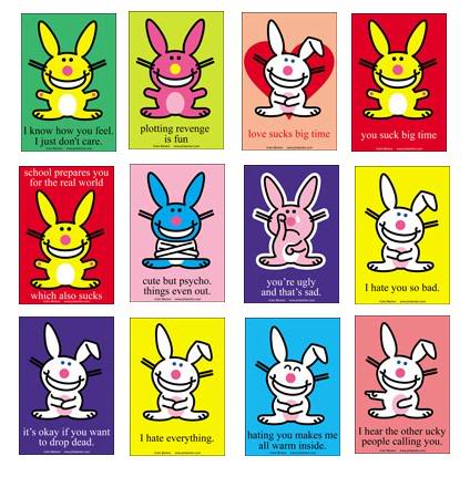 happy bunny quotes and pictures. funny happy bunny quotes.