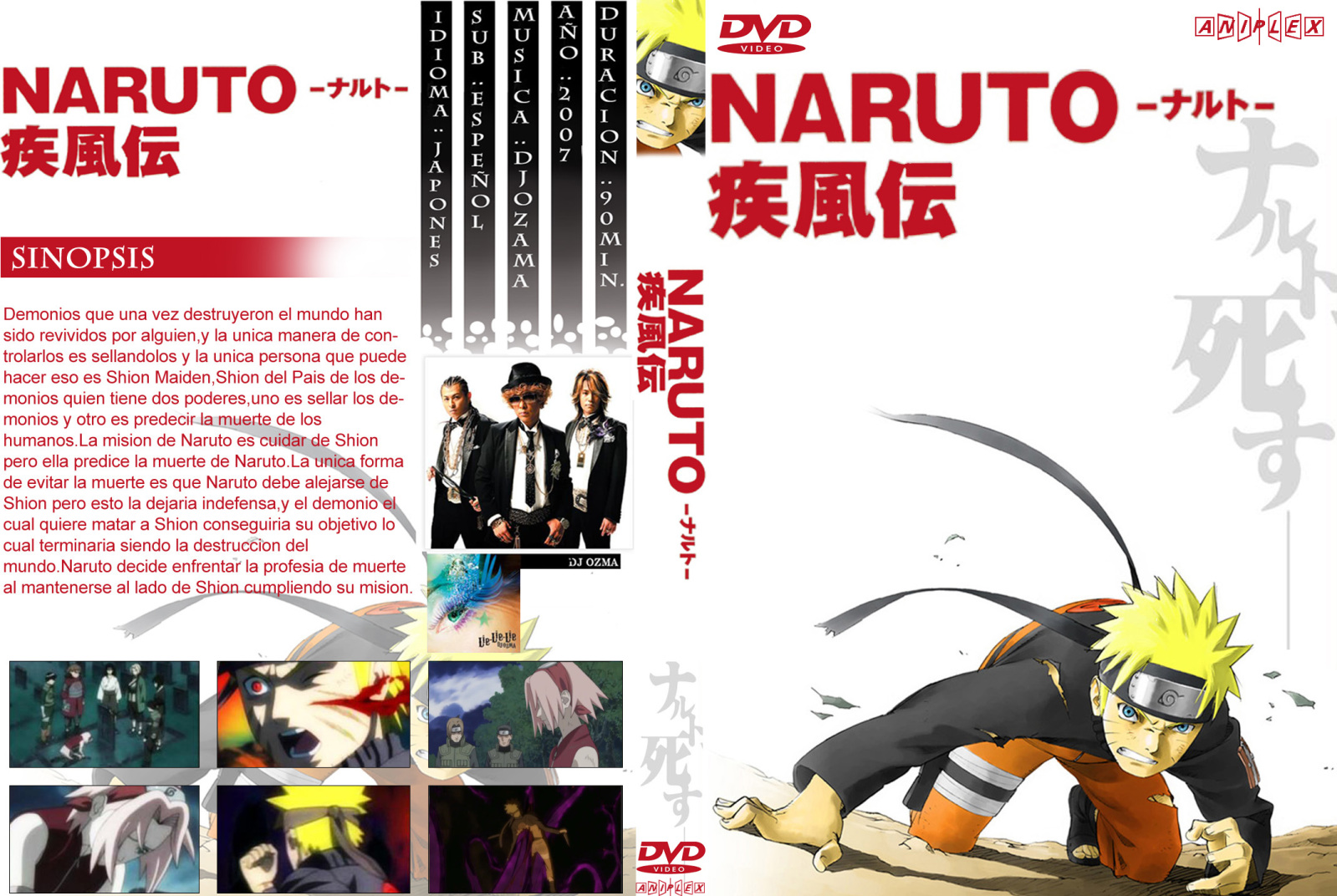 18i1le - [DD] Naruto Shippuden Película 1 La Muerte de Naruto - Anime Ligero [Descargas]