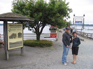 John and Susan at Coupeville Wharf John and Susan at Coupeville Wharf