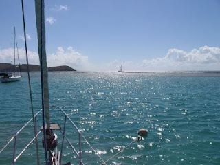 Morning at the mooring in Ensenada Honda at Culebra Morning at the mooring in Ensenada Honda at Culebra