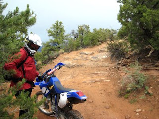 Kokopelli's Trail: 'Steep difficult trail' Kokopelli's Trail: 'Steep difficult trail'