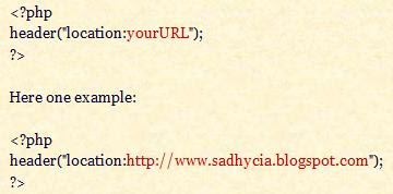 How to do PHP redirect