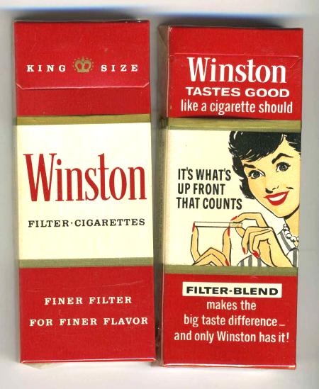 Winston cigarette coupons
