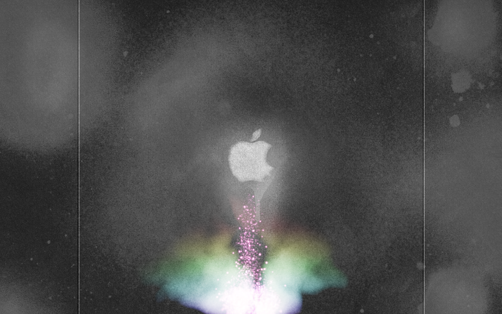 magical apple logo wallpaper