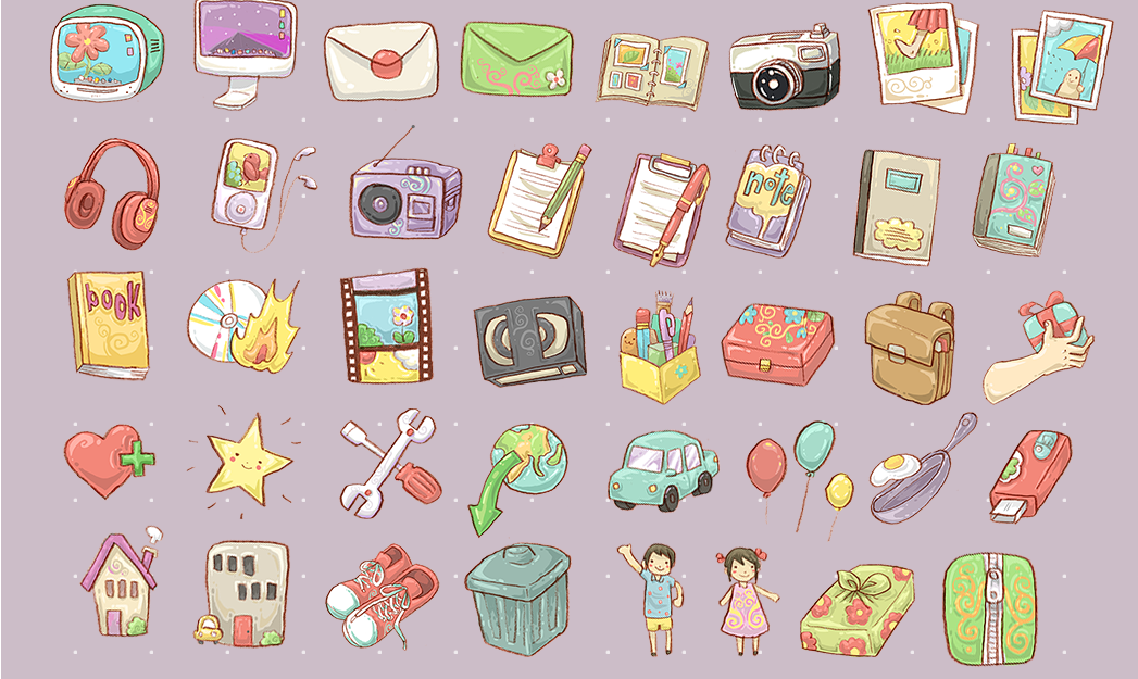 DOWNLOAD DAY:FREEBIE ICON SETS & BUTTONS FOR ALL YOUR SOCIAL SITES | Gramkin Paper Studio