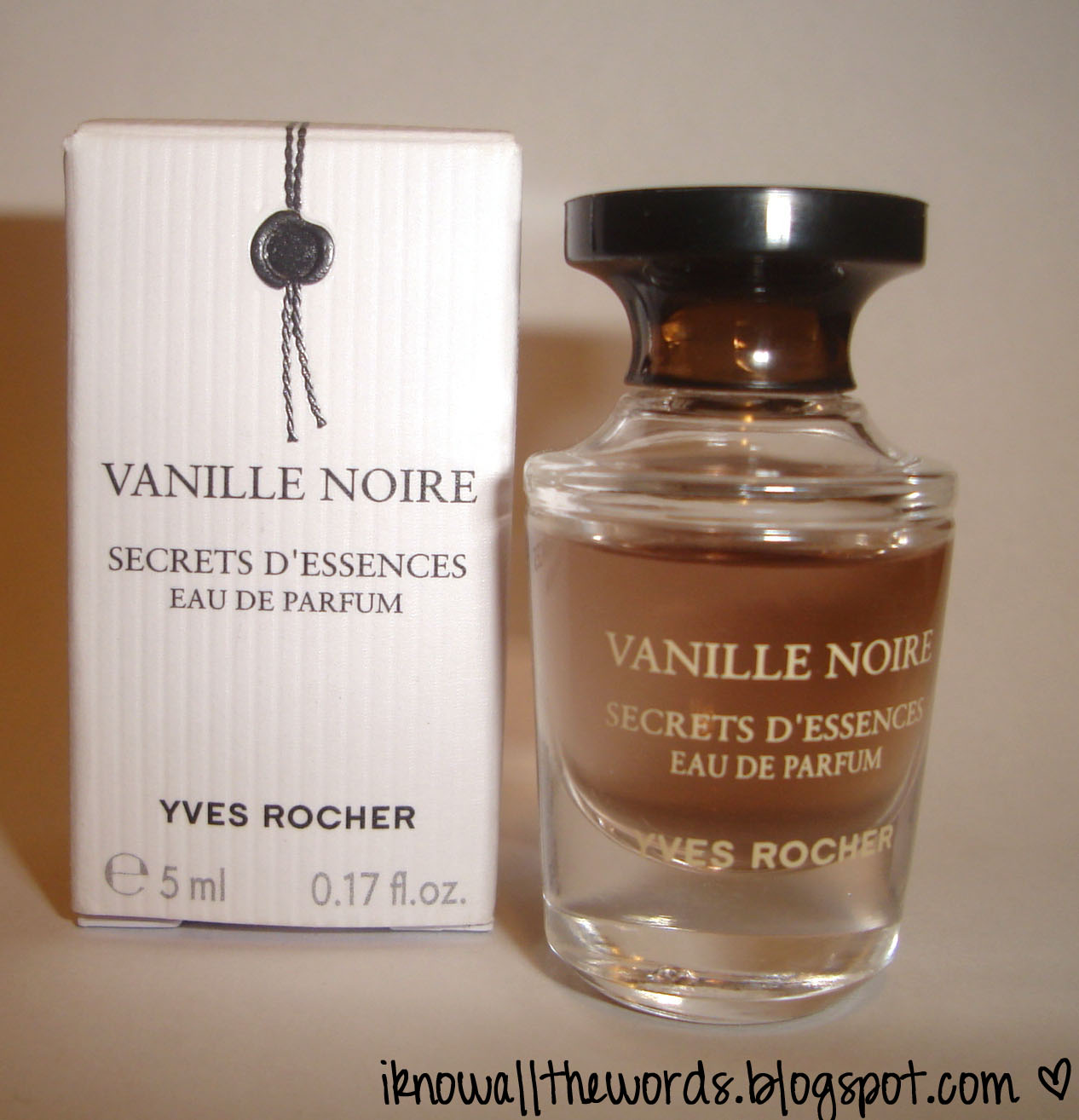 Review Yves Rocher Vanille Noire Eau De Parfum I Know All The Words