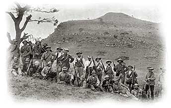 Boer forces at Spionkop 1900