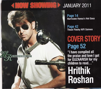 Hrithik Roshan, actor, CineBlitz Magazin