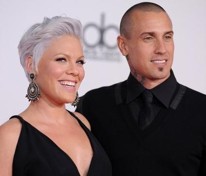 Singer Pink, who is currently pregnant with her husband Carey Hart's first ... Singer Pink, who is currently pregnant with her husband Carey Hart's first ...