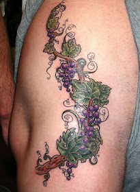 grapevine tattoo designs