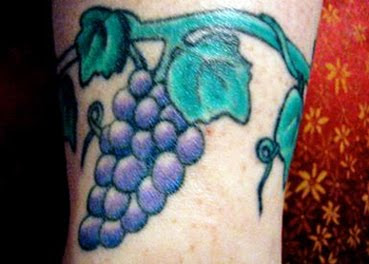 grape vine tattoos
