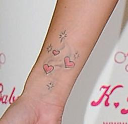 Prices Tattoos on Katie Price Wrist Tattoo Jpg