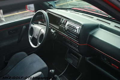 MK2 GOLF GTI red MK2 GOLF GTI
