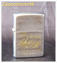 Zippo de 1957 a 3 Barillets . Publicitaire "Pipe Liners " 1957