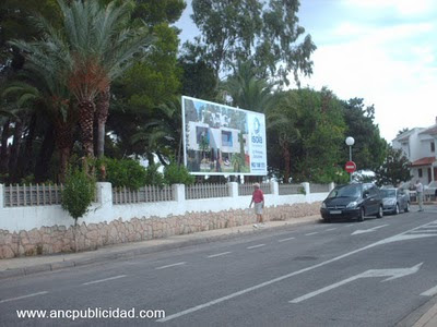 Valla publicitaria en Tarragona