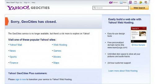 Geocities – Merubah aksesibilitas internet
