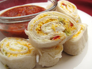 Party Pinwheels Cream Cheese Roll-Up Party Pinwheels