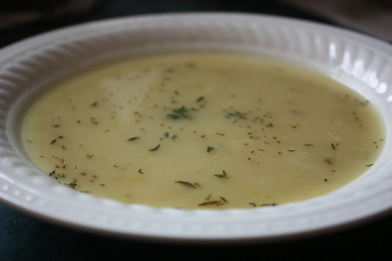 Potato, Leek and Celery Root Soup