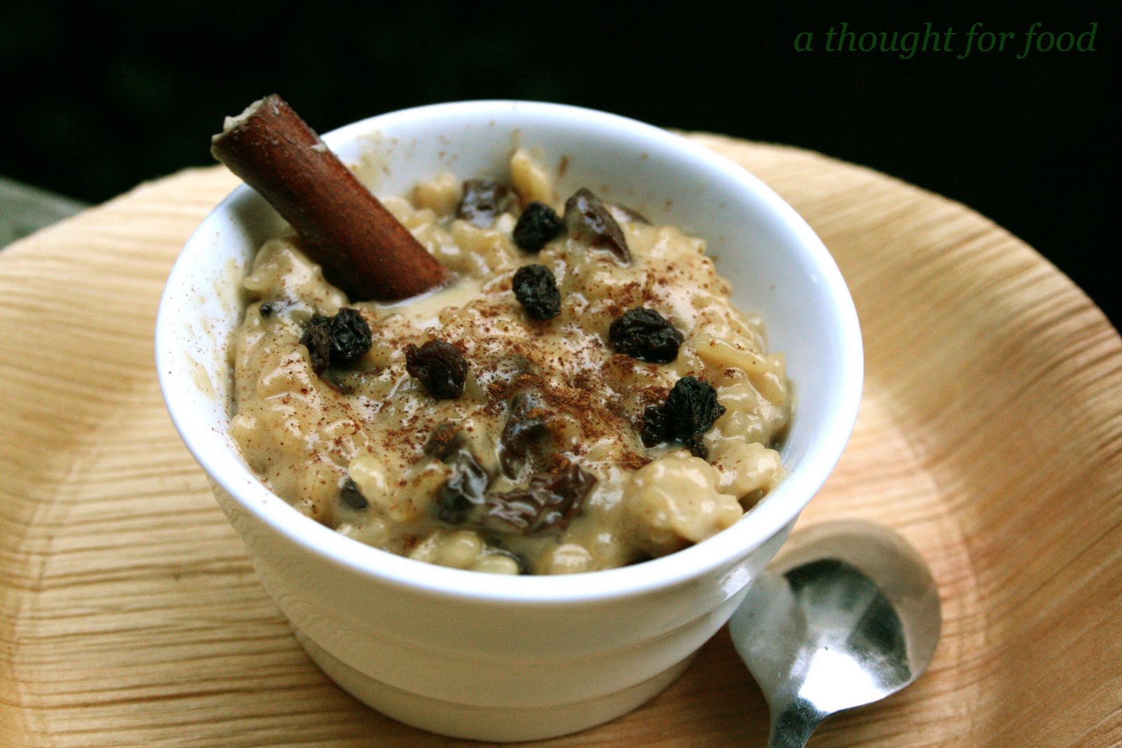 cinnamon rice pudding
