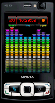 Flashlite screensaver : Equalizer 240X320px,320X240px by Supertonic