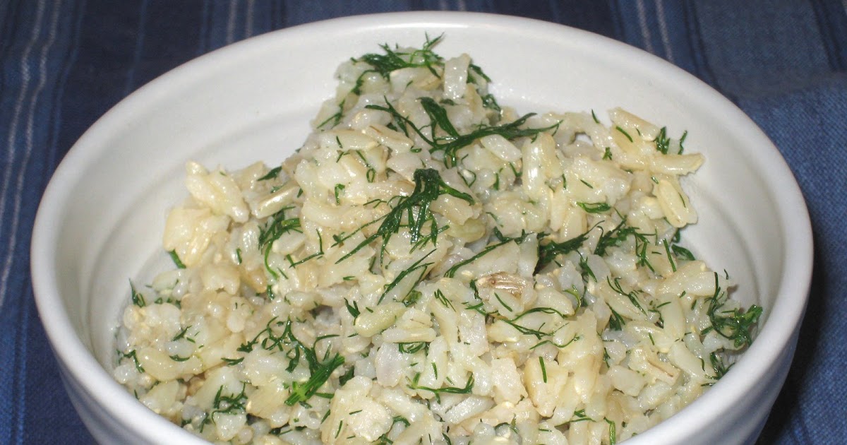 Cooking without a Net Dill Rice