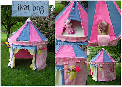 home made diy princess tent for the yard