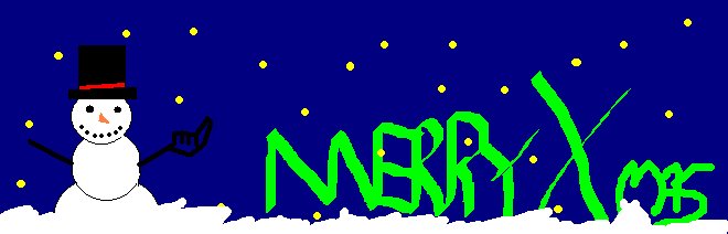 Merry X mas all and a happy new year
