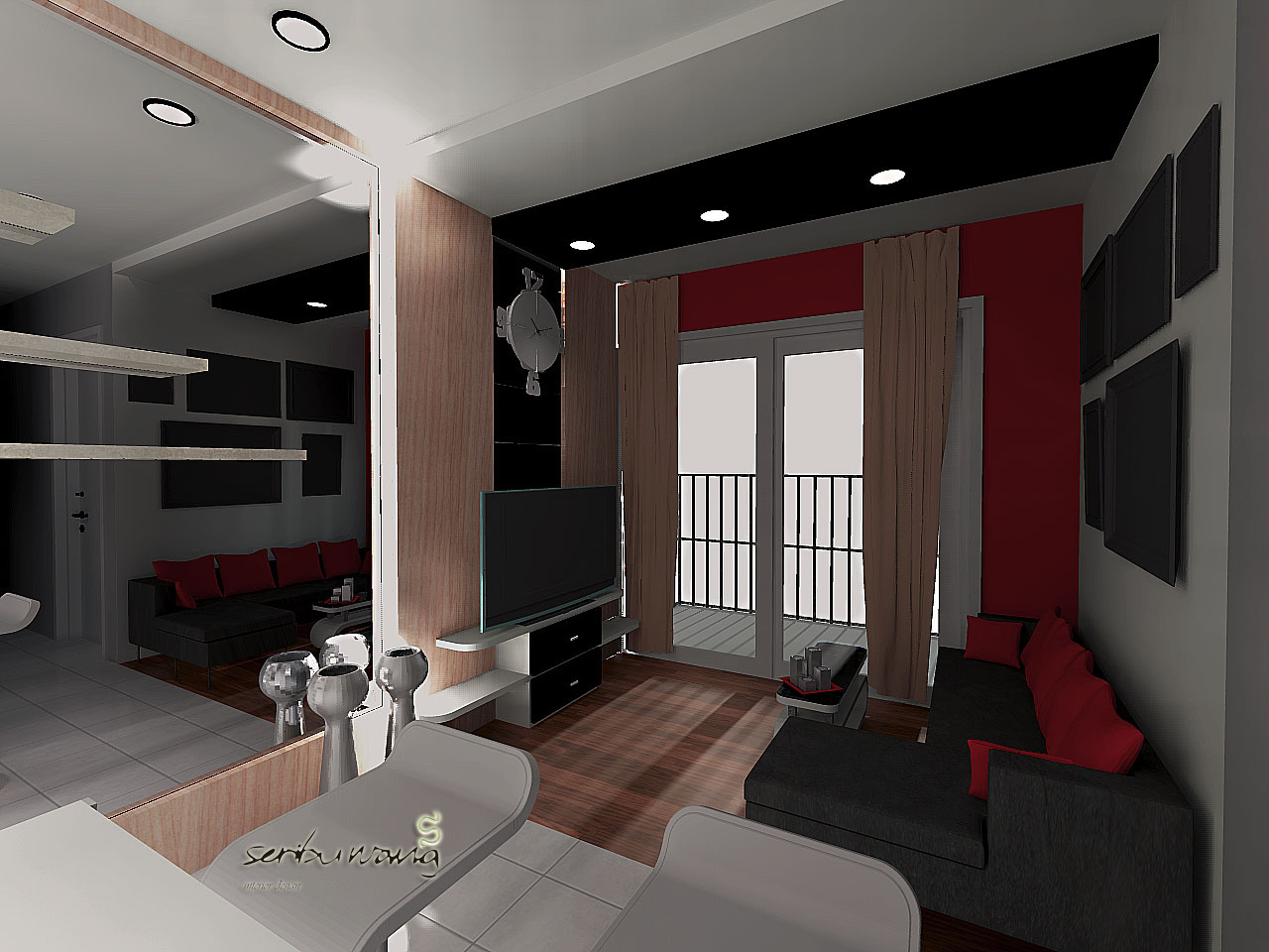 seribu ruang: Apartment Tipe 36, Jakarta