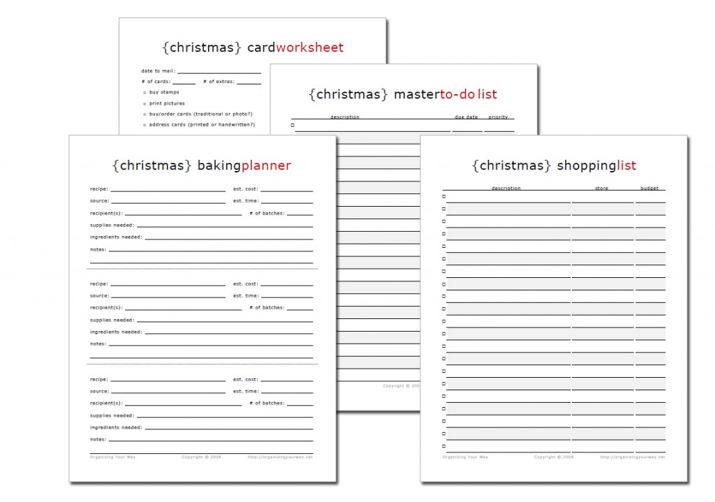 preparing for the upcoming holiday season christmas planner and gifts planner