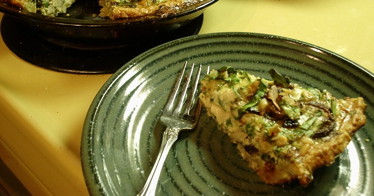 The Obsessive Gardener SpinachPesto Quiche