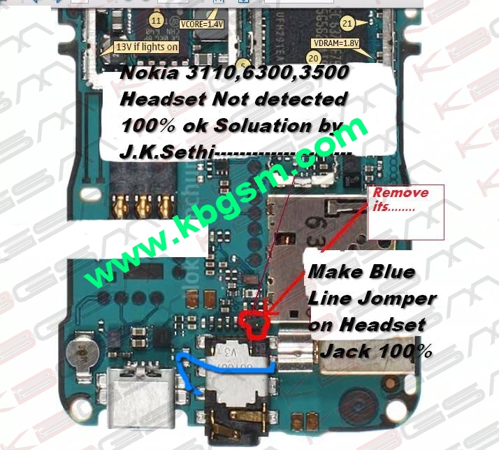Nokia 6300,3500,3110c Headset Not Detected Hot and New soluation
