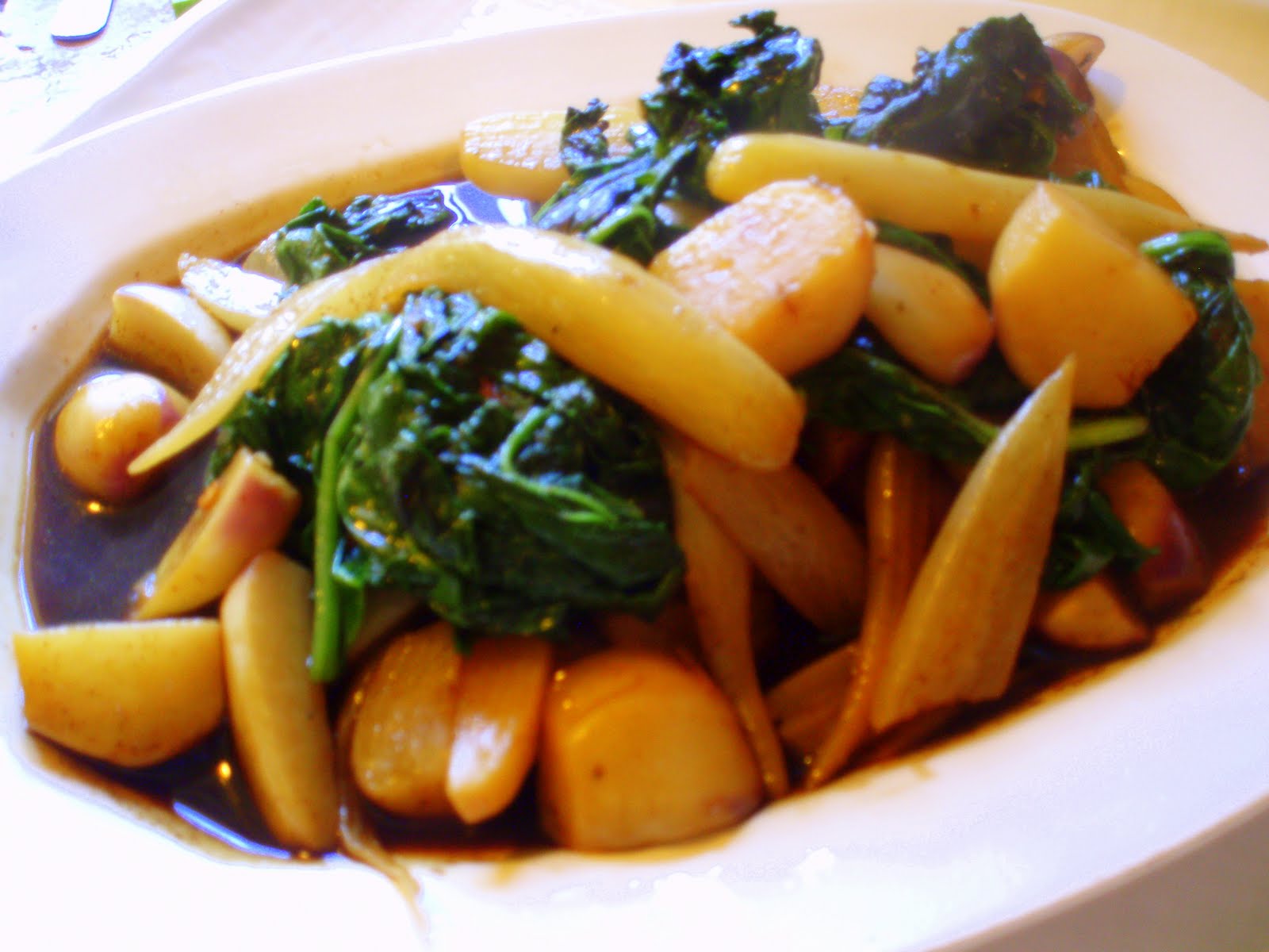 An American Abroad in America Icicle Radishes with Chicken Jus