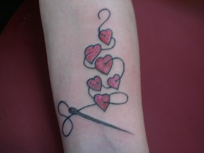cute heart tattoos "My name is Amee Lemay. These arent all my tats but most 
