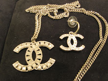 double c chanel earrings and necklace