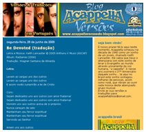 blog Acappella Versões