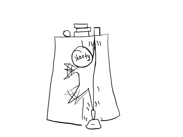 short person