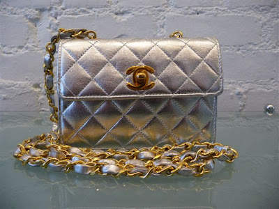 Silver Chanel Purse