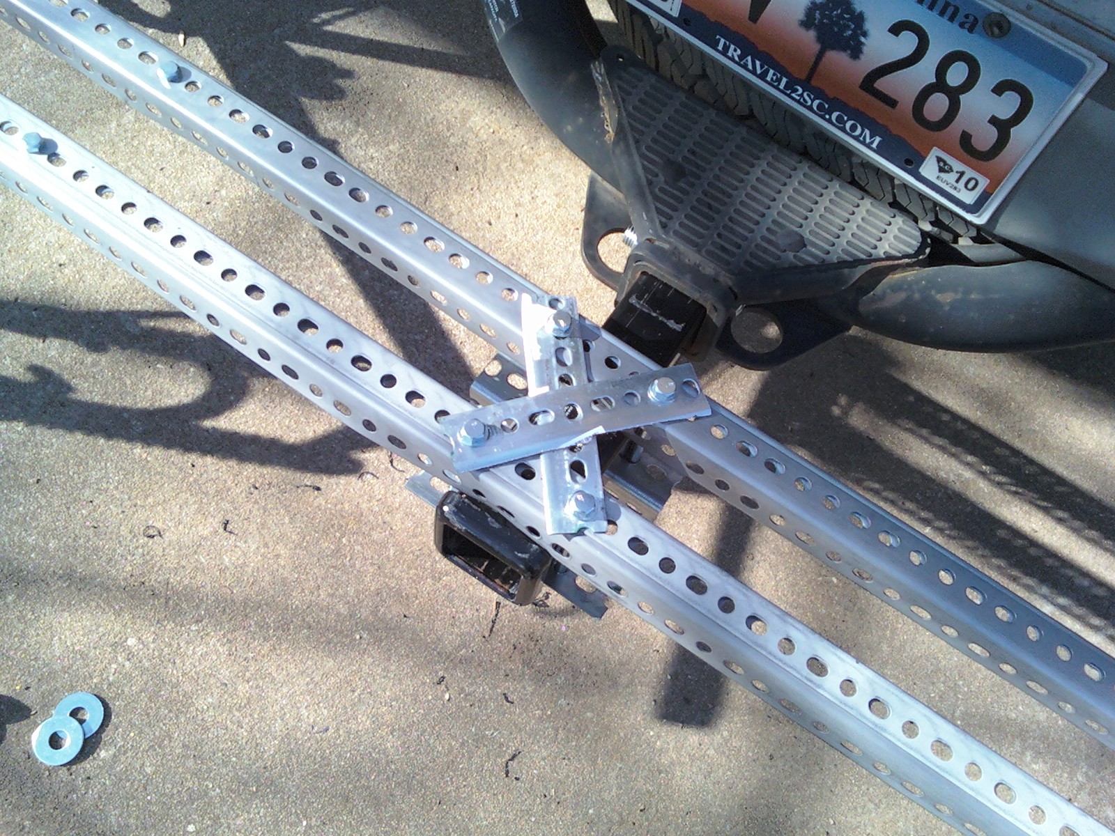 How to build a bike rack that allows your hatch to open...and other ... How to build a bike rack that allows your hatch to open...and other ...