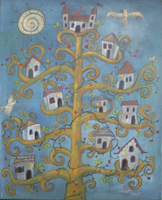 TREE WITH HOUSES