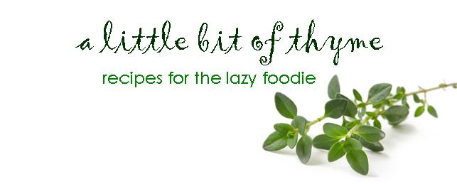 a little bit of thyme