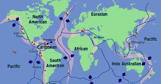Geo help: Plate boundaries and Movement (Year 7)