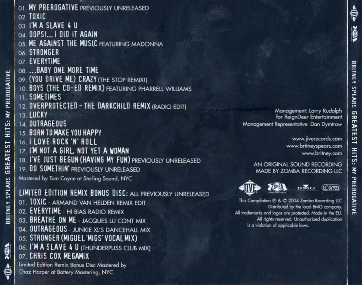 GREATEST HITS BRITNEY greatest hits britney: