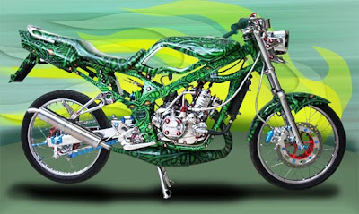Kawasaki Ninja 150 full airbrush Kawasaki Ninja 150 full airbrush